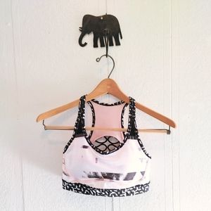 lululemon athletica Black and White Sports Bra